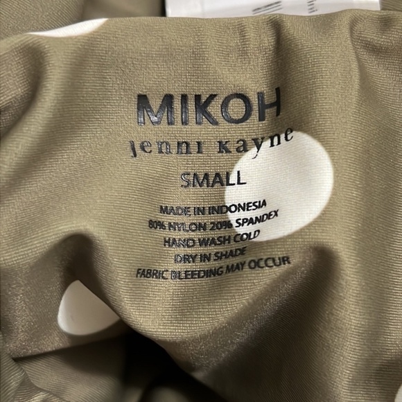 Jenni Kayne x Mikoh Mini Malia One Piece Willow Green Polka Dot Swimsuit… - Picture 5 of 5
